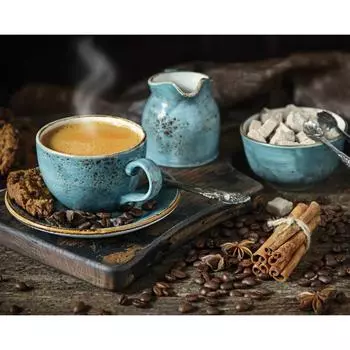 Картина на стекле «Кофе с корицей 2» 40x50 см