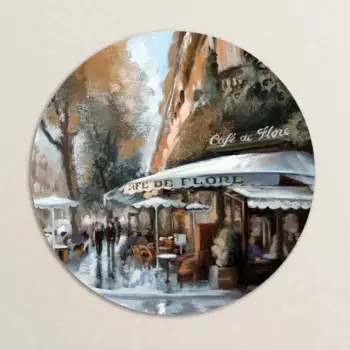 Картина на стекле Postermarket Улицы Парижа 40x40 см