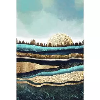 Картина на стекле «Таинственный лес 1» 40x60 см