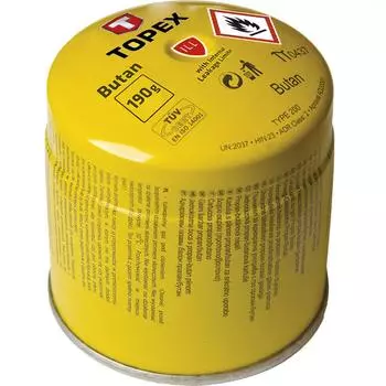 Картридж пропан-бутан Topex, 190 г