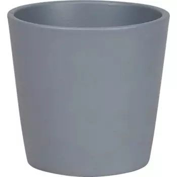 Кашпо для цветов 8 h7 см v0.2 л глина серый