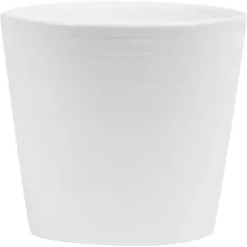 Кашпо для цветов 8 h7 см v0.2 л глина белый