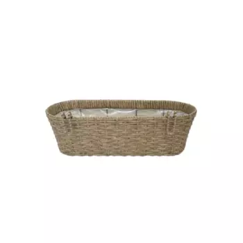 Кашпо для цветов Green Art 19x50 см h17 см v16 л искусственный ротанг бежевый