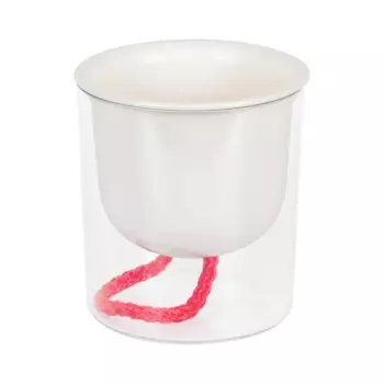 Кашпо для цветов Idea Греви 8 h10 см v0.28 л пластик белый