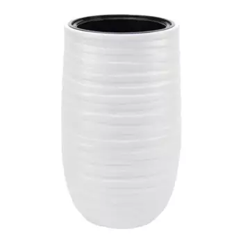 Кашпо для цветов Idea Лайн 37.5 h62 см v 9 л пластик белый