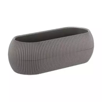 Кашпо для цветов Idea Пиканто 11.5x28x9 см v1.3 л пластик серый