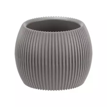 Кашпо для цветов Idea Пиканто 14.5 см v0.7 л пластик серый