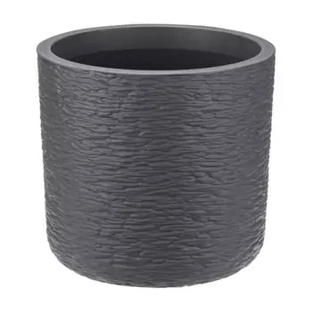 Кашпо для цветов Idea Сланец 20 см v3.4 л пластик серый
