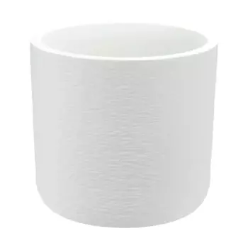 Кашпо для цветов Idea Сланец 28 см v9.5 л пластик белый
