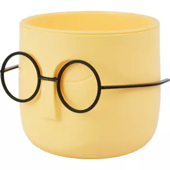 Кашпо для цветов Idea Стив 11.5 h11 см v0.65 л пластик банан