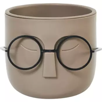 Кашпо для цветов Idea Стив 11.5 h11 см v0.65 л пластик французский серый