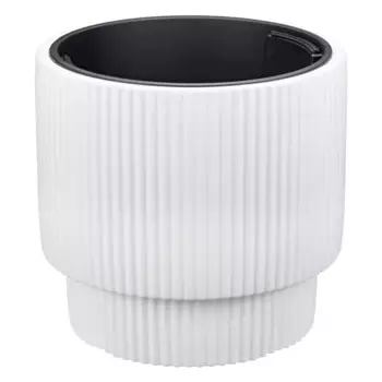 Кашпо для цветов Idea Стрип 39 h37 см v40 л полипропилен белый