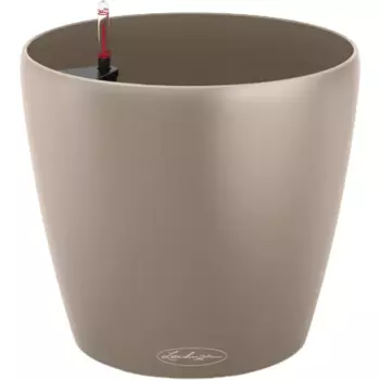 Кашпо для цветов Lechuza Классико колор 13193 28 см пластик песочный