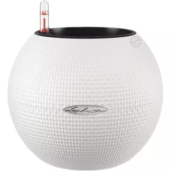 Кашпо для цветов Lechuza Пуро 13360 20 см пластик белый