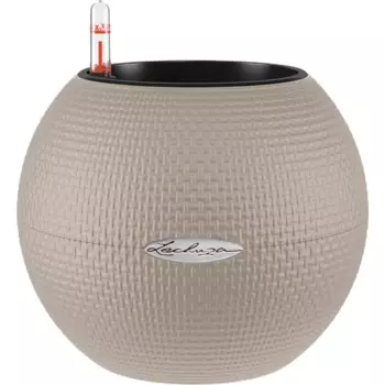 Кашпо для цветов Lechuza Пуро 13378 20 см пластик песочный