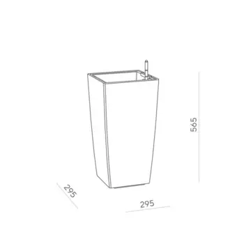 Кашпо для цветов Ola Dom Deluxe 19 л белый