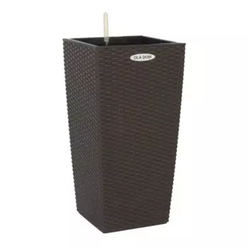 Кашпо для цветов Ola Dom Rattan 14 л коричневый