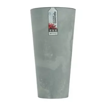 Кашпо для цветов Prosperplast Tubus Slim 40 h76.2 см v64 л пластик светло-серый