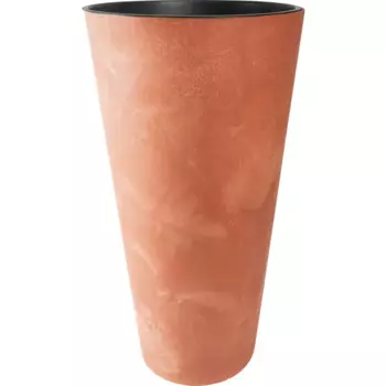 Кашпо для цветов Prosperplast Tubus Slim 40 h76.2 см v64 л пластик терракотовый