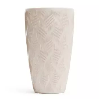 Кашпо Флэйм Альтернатива 36 h60 v42 л пластик бежевый