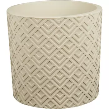 Кашпо Idea Этна 200 мм 3.4 л белый ротанг