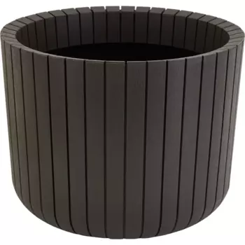 Кашпо Idea Шато 38 h30 см v29 л полипропилен коричневый