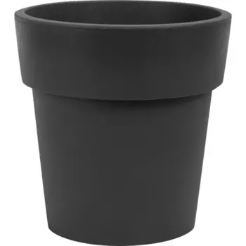 Кашпо Idea Тубус 25 h25 см v5 л пластик графитовый