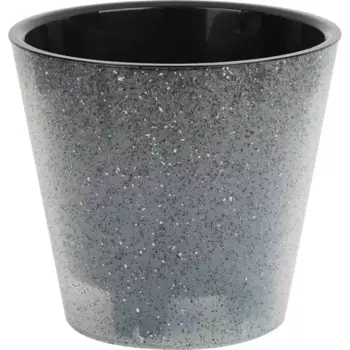 Кашпо Idi land London 16 h14.5 см v1.6 л пластик светло-серый