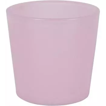 Кашпо Nina Glass ø11.5 h11.5 см v0.6 л стекло розовый