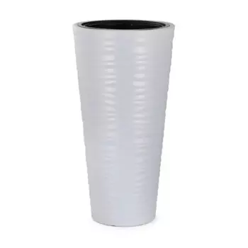 Кашпо Оазис 39 h77.5 см v63 л пластик серый