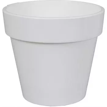 Кашпо Порто ø17.5 h16 см v2.4 л пластик белый