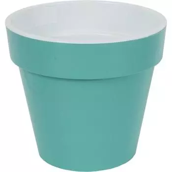 Кашпо Порто ø17.5 h16 см v2.4 л пластик бирюзовый