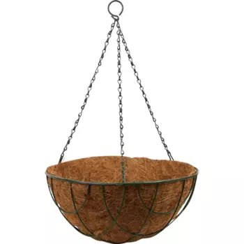 Кашпо с вкладышем из коковиты сфера 35 см