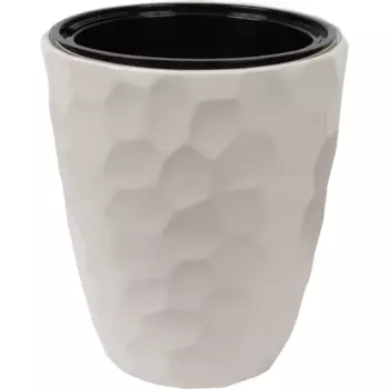Кашпо со вставкой Idea Мозайка 34 h39 см 9 л цвет кремовый