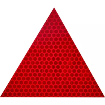 Катафот дорожный 100x100x100 мм красный