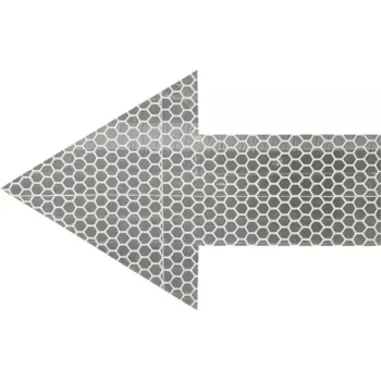 Катафот дорожный 50x140x90 мм белый