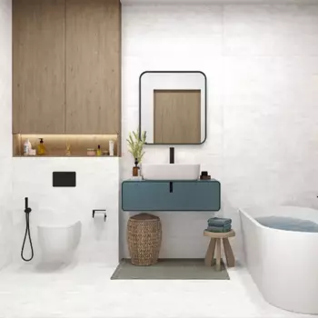 Керамогранит Alma Ceramica Oxide GFU60120OXD00L 60x120x0.85 см 1.44 м лаппатированный цвет белый