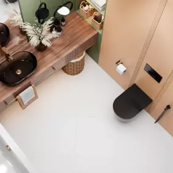 Керамогранит Alma Ceramica Twin 60x60 см 1.8 м матовый цвет белый