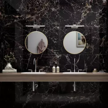 Керамогранит Arcadia Ceramica Torino Black 60x120x0.9 см 1.44 м глянцевый цвет черный