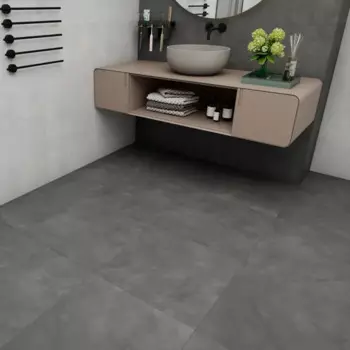Керамогранит Duna Cemento Grafito цвет графит 60x60 1.44 м