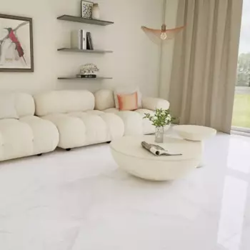 Керамогранит Duna Prizma Satvario белый 60x60 1.44 м