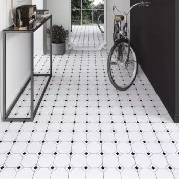 Керамогранит Lb ceramics Клинт 30x30x0.7 см 1.35 м матовый цвет белый