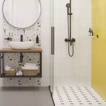 Керамогранит LB Ceramics Play 30x30x0.7 см 1.35 м матовый цвет черно-белый