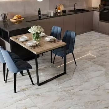 Керамогранит Incolor Merida 60X60x0.9 см 1.44 м полированный цвет бежевый