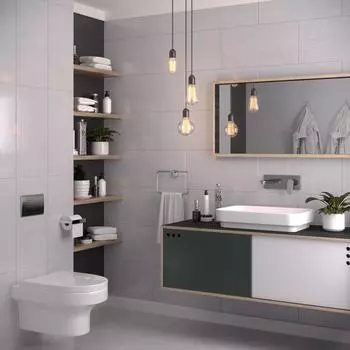 Керамогранит Pietra PG 60x30 см 1.44 м² цвет серый