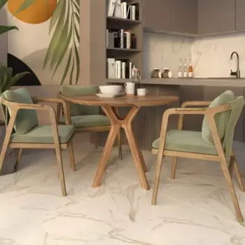 Керамогранит Шахтинская Плитка Корфу 40x40 см 1.6 м цвет белый