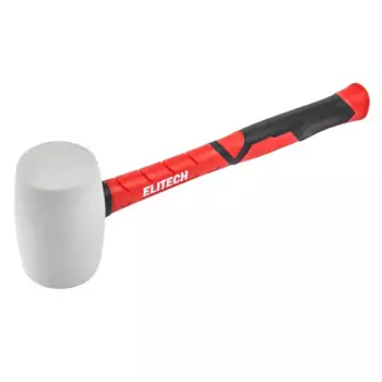 Киянка резиновая белая Elitech 620102 450 г