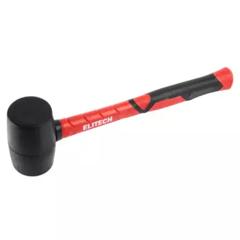 Киянка резиновая черная Elitech 610104 340 г