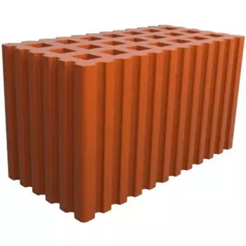Кирпич облицовочный красный 250x120x140 мм 2.1 НФ