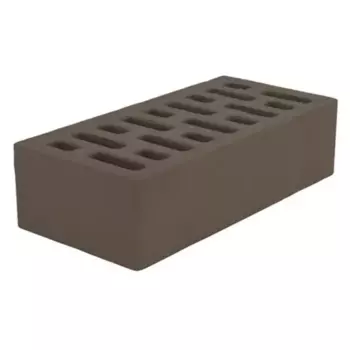 Кирпич облицовочный Кротов М150 шоколадный 250x120x65 мм 1 НФ